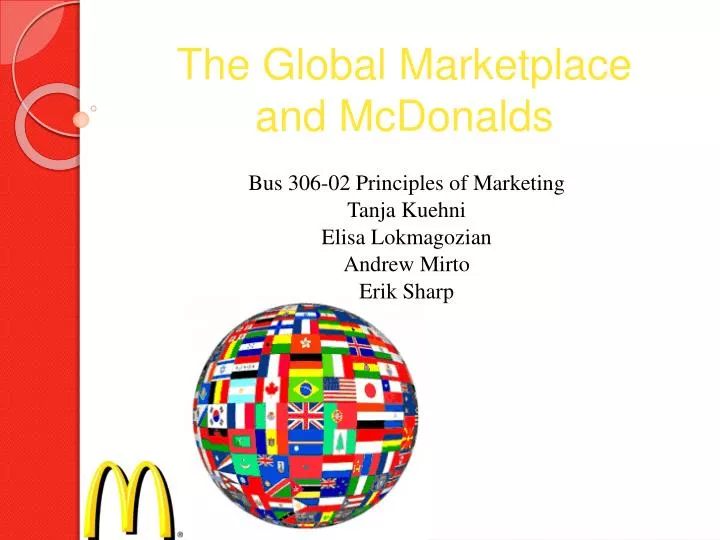 the global marketplace and mcdonalds