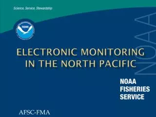 Electronic Monitoring in the north pacific