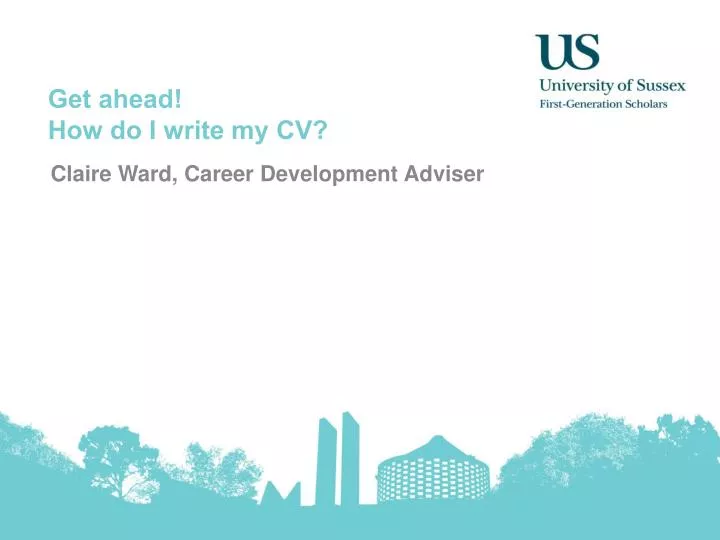 get ahead how do i write my cv