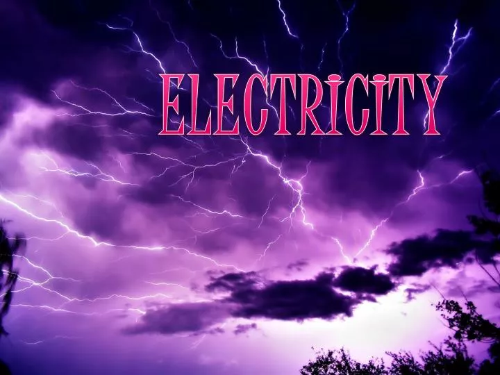 electricity