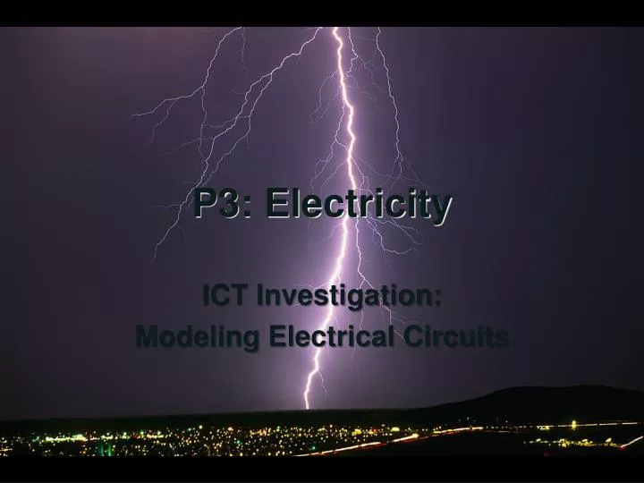 p3 electricity