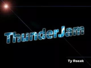 ThunderJam Overview Gameplay Narrative Characters Game World Levels