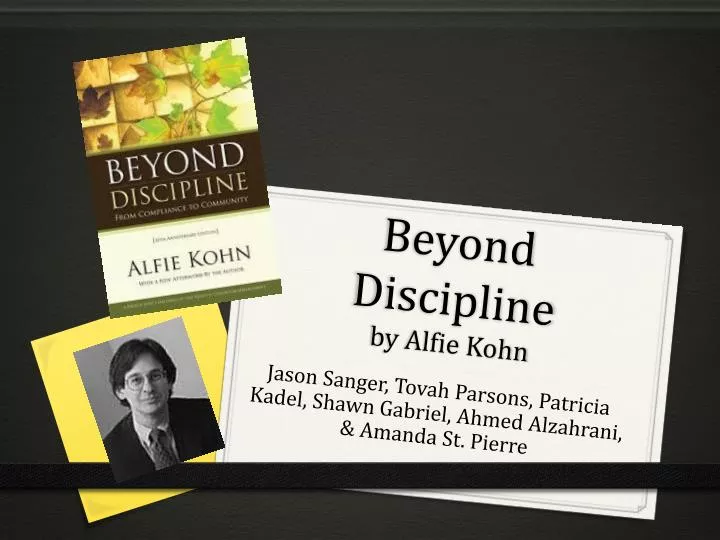 beyond discipline by alfie kohn