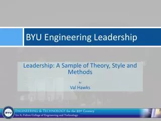 BYU Engineering Leadership