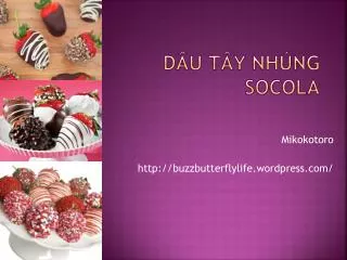 d u t y nh ng socola