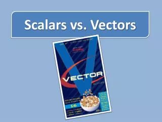 scalars vs vectors