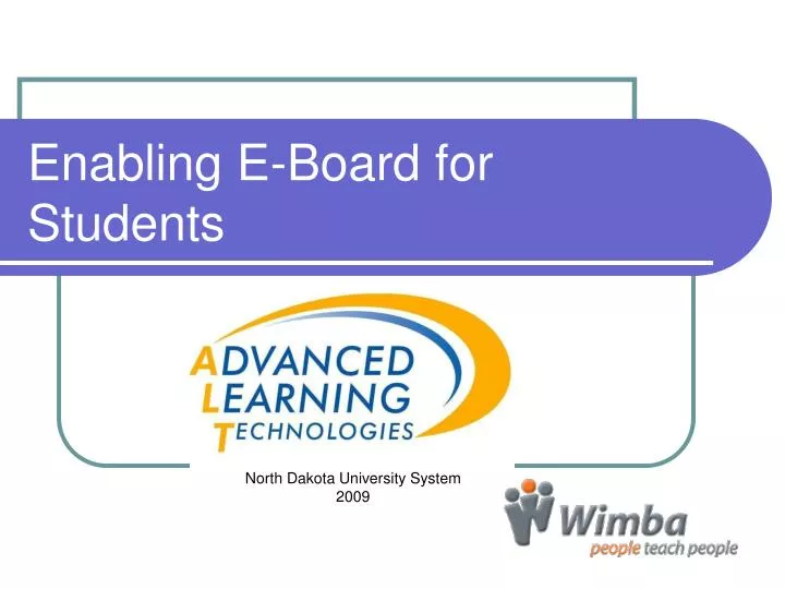 enabling e board for students
