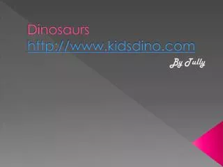 Dinosaurs kidsdino