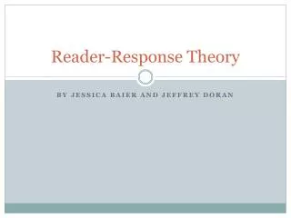reader response theory