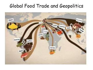 Global Food Trade and Geopolitics