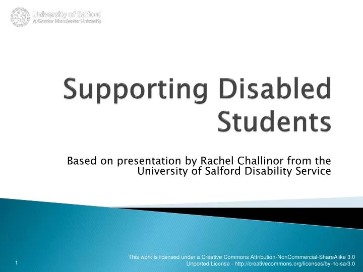 supporting disabled students