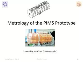 Metrology of the PIMS Prototype