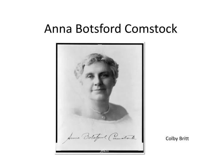 anna botsford comstock
