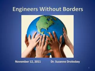 November 12, 2011 Dr. Suzanne Droleskey