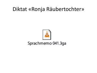 diktat ronja r ubertochter