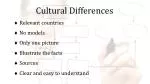 Cultural Differences - slide 1