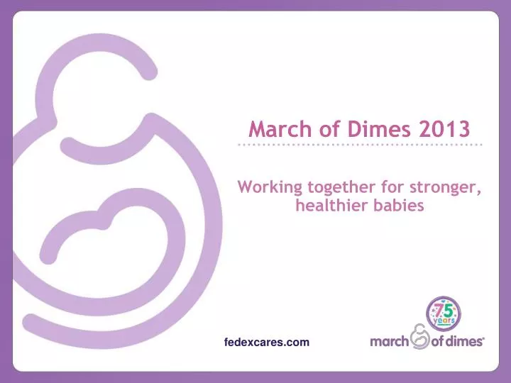 march of dimes 2013
