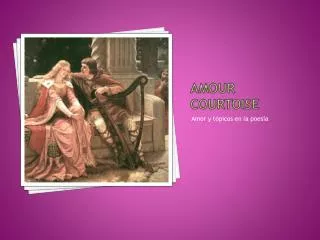 amour courtoise