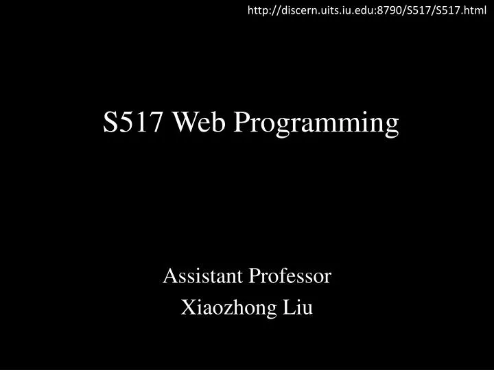 s517 web programming