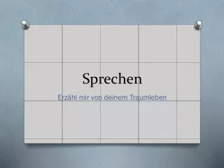 sprechen