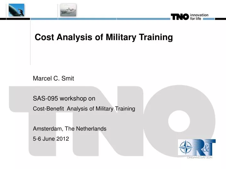 cost analysis of military training