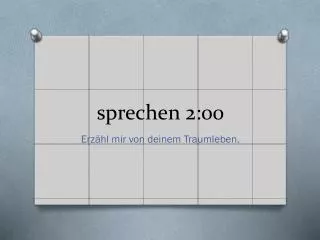sprechen 2 00