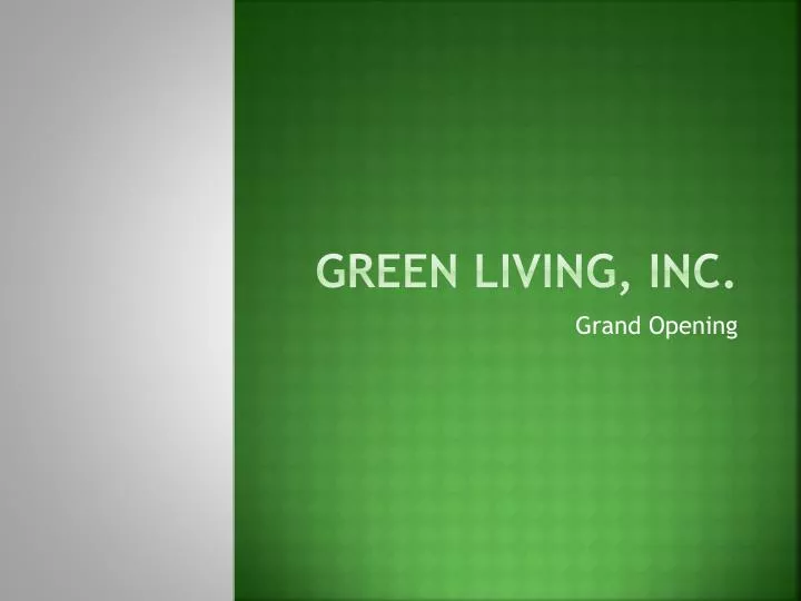 green living inc