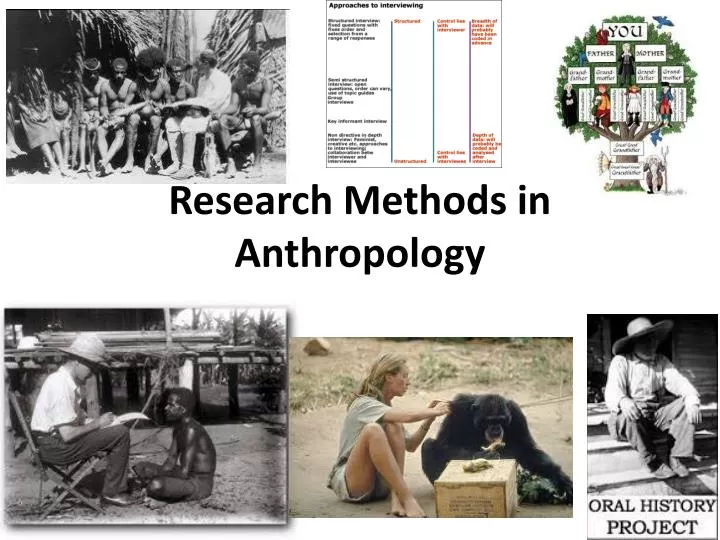 research methods in anthropology
