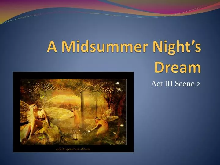 a midsummer night s dream