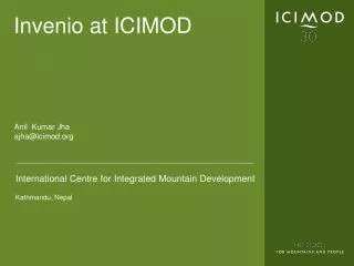 Invenio at ICIMOD
