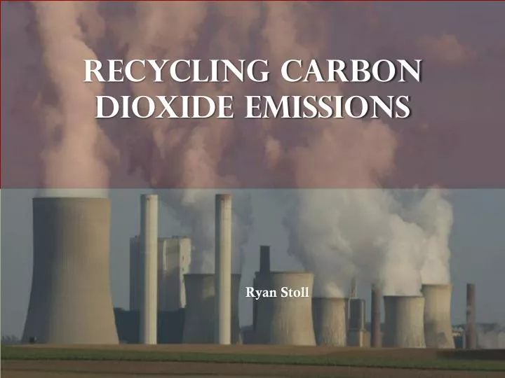 recycling carbon dioxide emissions