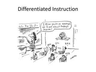 differentiated instruction