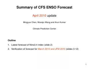 Latest forecast of Nino3.4 index (slide 2)