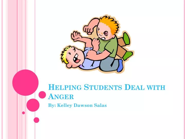 helping students deal with anger