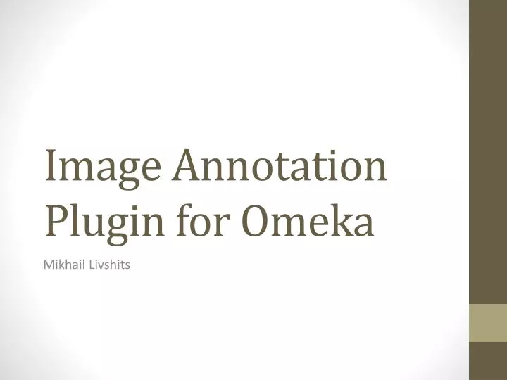 image annotation plugin for omeka