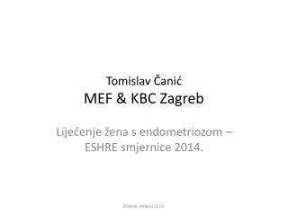 tomislav ani mef kbc zagreb
