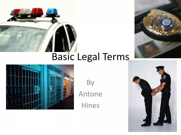 basic legal terms