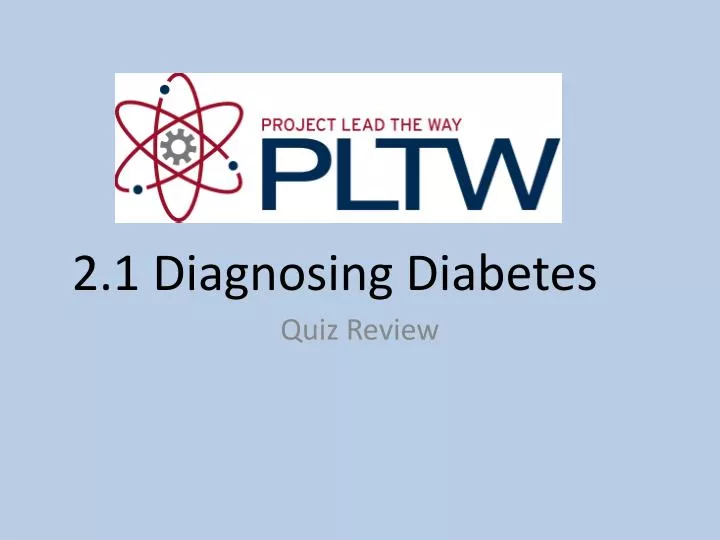 2 1 diagnosing diabetes