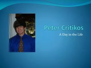 Peter Critikos