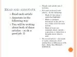 Analyzing and Annotating Articles: A Step-by-Step Guide - slide 1