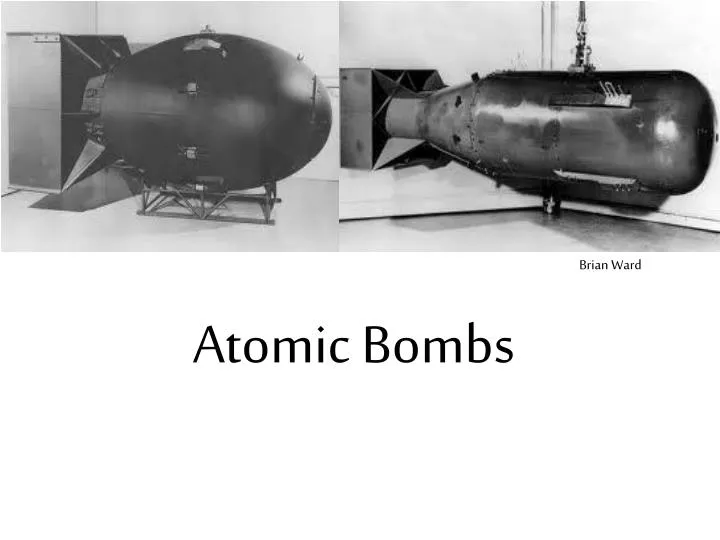 atomic bombs