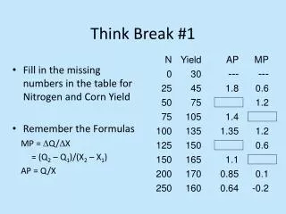 think break 1