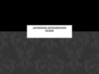 Antigone Anticipation Guide
