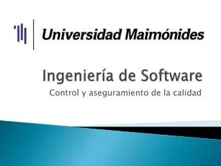 ingenier a de software