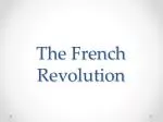 The French Revolution - slide 1