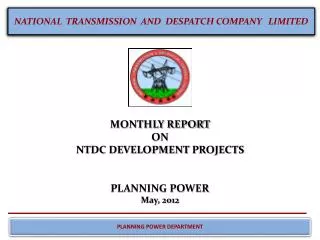 NATIONAL TRANSMISSION AND DESPATCH COMPANY LIMITED