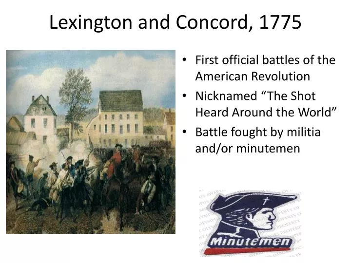 lexington and concord 1775