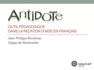 outil p dagogique dans la relation d aide en fran ais