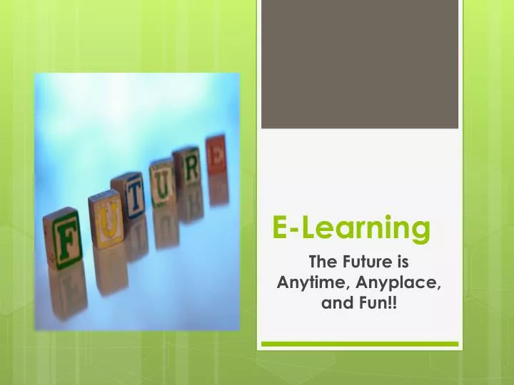 e learning