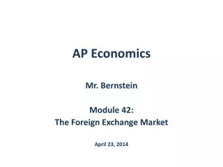 AP Economics